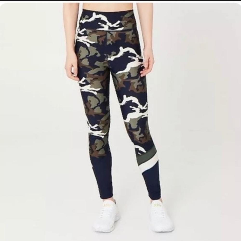 The Upside x SoulCycle Camo Colorblock Leggings Size 6 High Waist Activewear